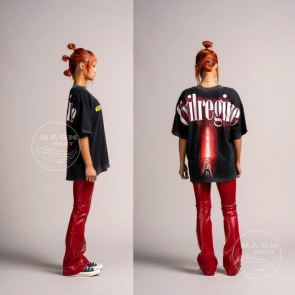 Civil Regime Star Wars Tee M | 199X Oversized, Vintage Wash White Crystal NWOT - Picture 5 of 9